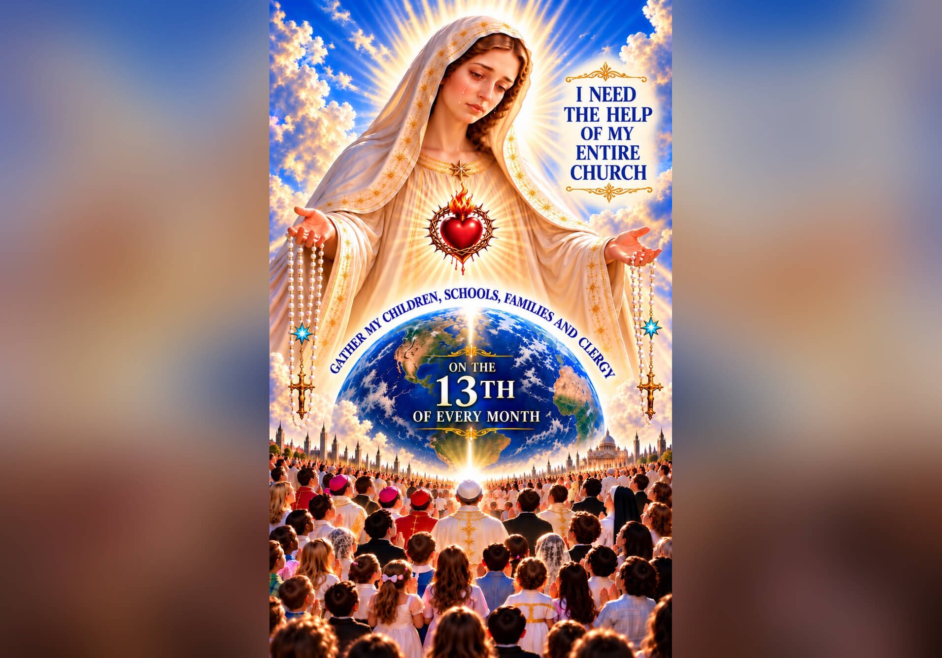 Our Blessed Mother needs our help